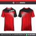 3D RED TEXTURE DESIGNED   SOCCER JERSEYS